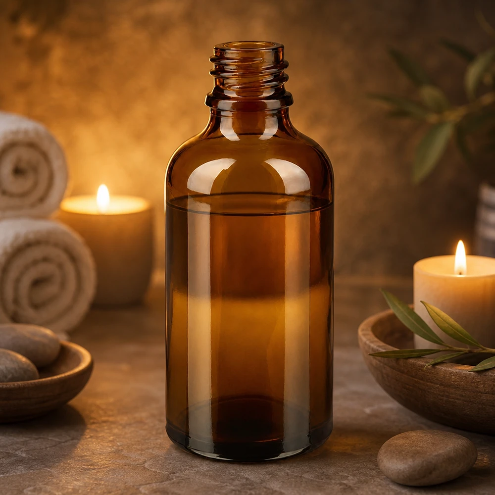 Tropfflasche 50 ml DIN 18 aus Braunglas 50ml braune Apothekerflasche aus ApoGlas für professionelle Anwendung in Pharmazie und Kosmetik bei Pacadura