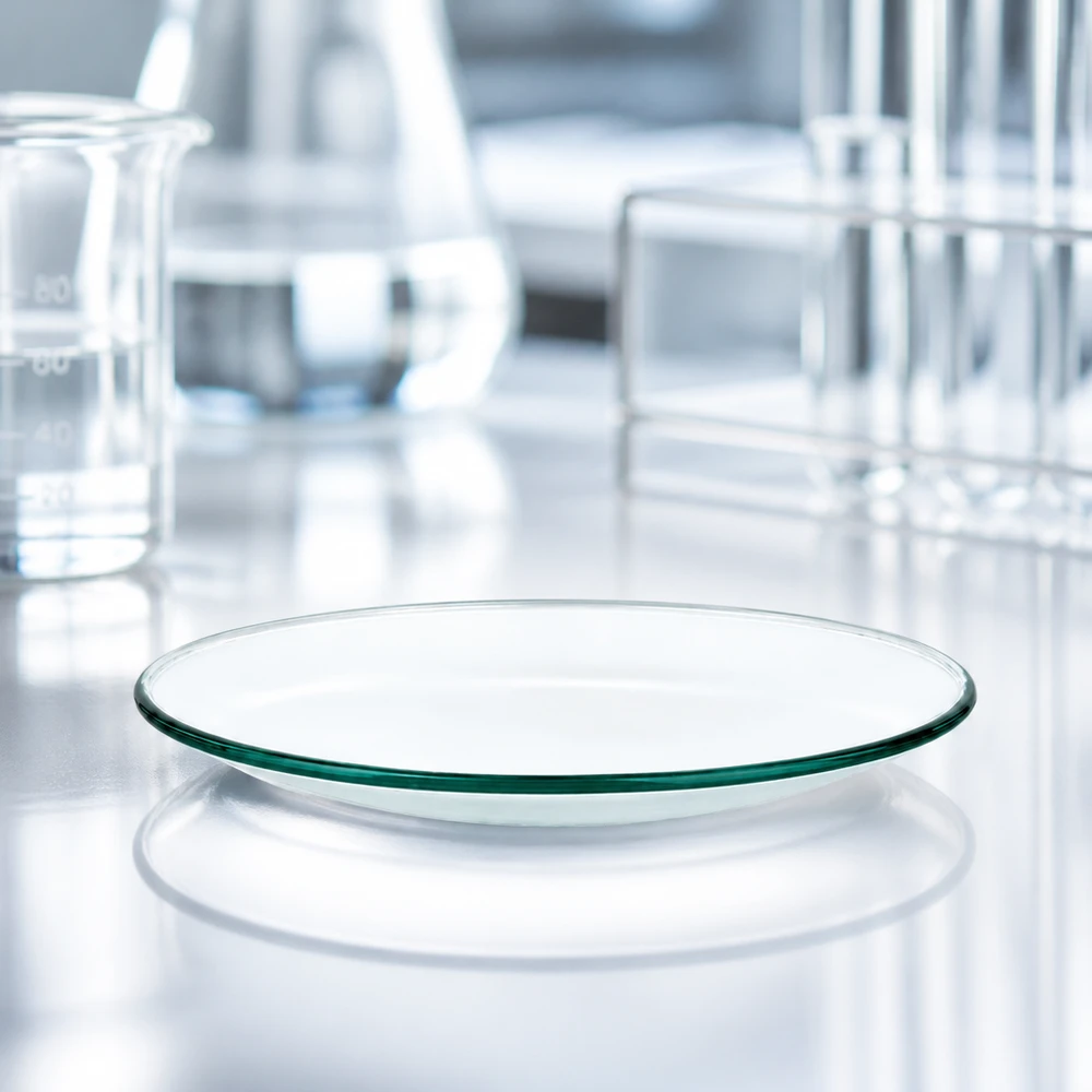 Uhrglasschale aus Borosilikatglas Ø 70 mm für Laboranwendungen und professionelle Analyse bei Pacadura.de
