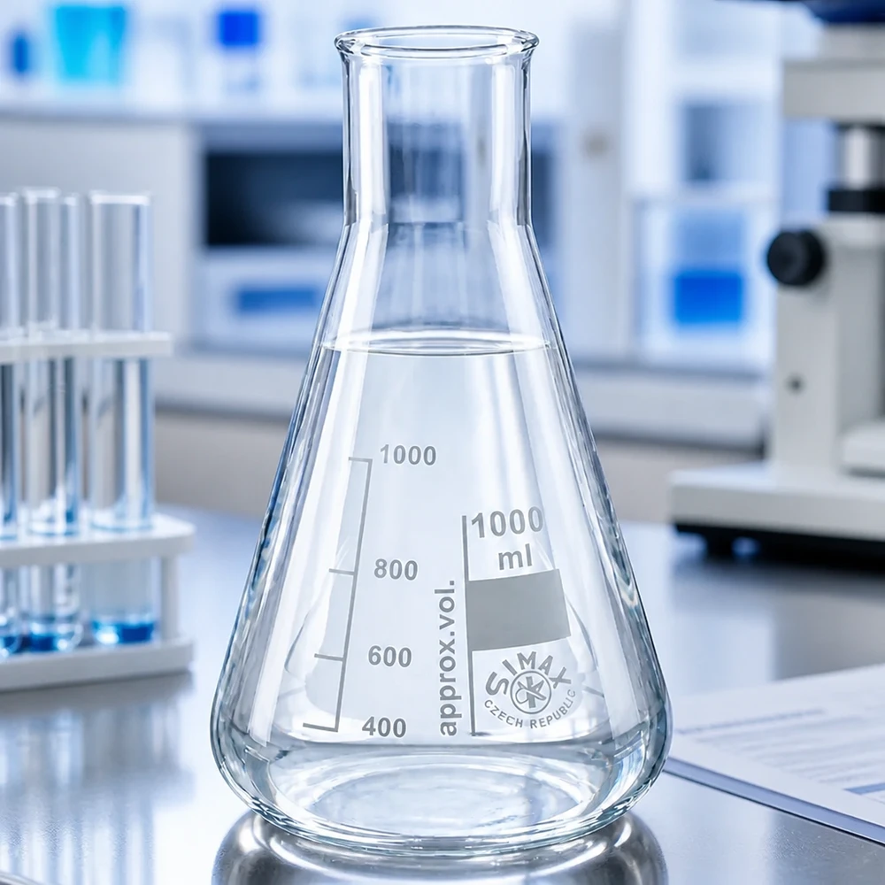 Erlenmeyerkolben 100ml Weithals Erlenmeyerkolben 100ml Weithals aus Borosilikatglas für professionelle Laboranwendungen bei Pacadura.de