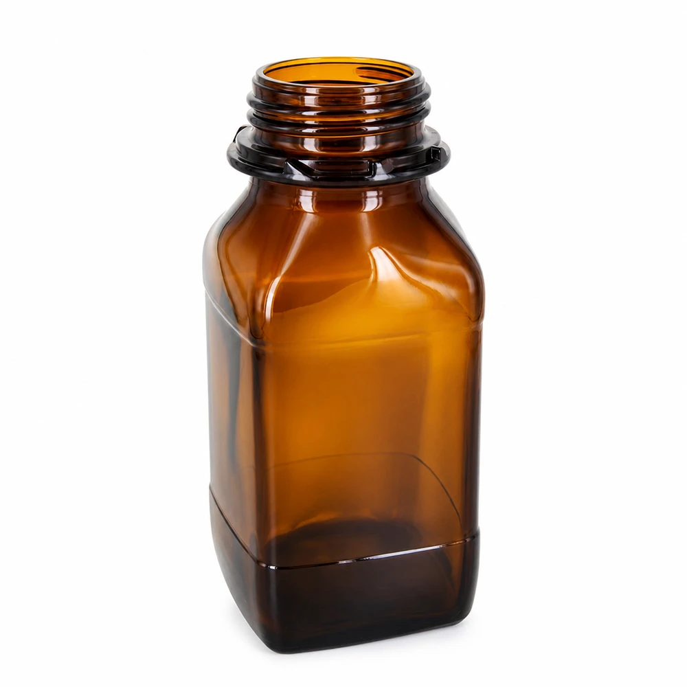 500ml Braunglas Chemikalienflasche für professionelle Laboranwendung und sichere Chemikalienlagerung im Fachhandel