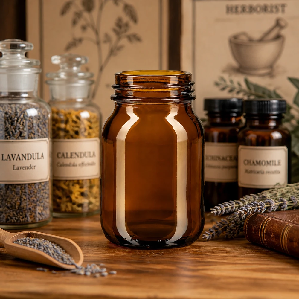 75ml Weithalsflasche Braunglas mit DIN 40 Mündung 75ml Braunglas Weithalsflasche DIN 40 für professionelle Abfüllung Apotheke Labor Kosmetik Pacadura Fachhandel