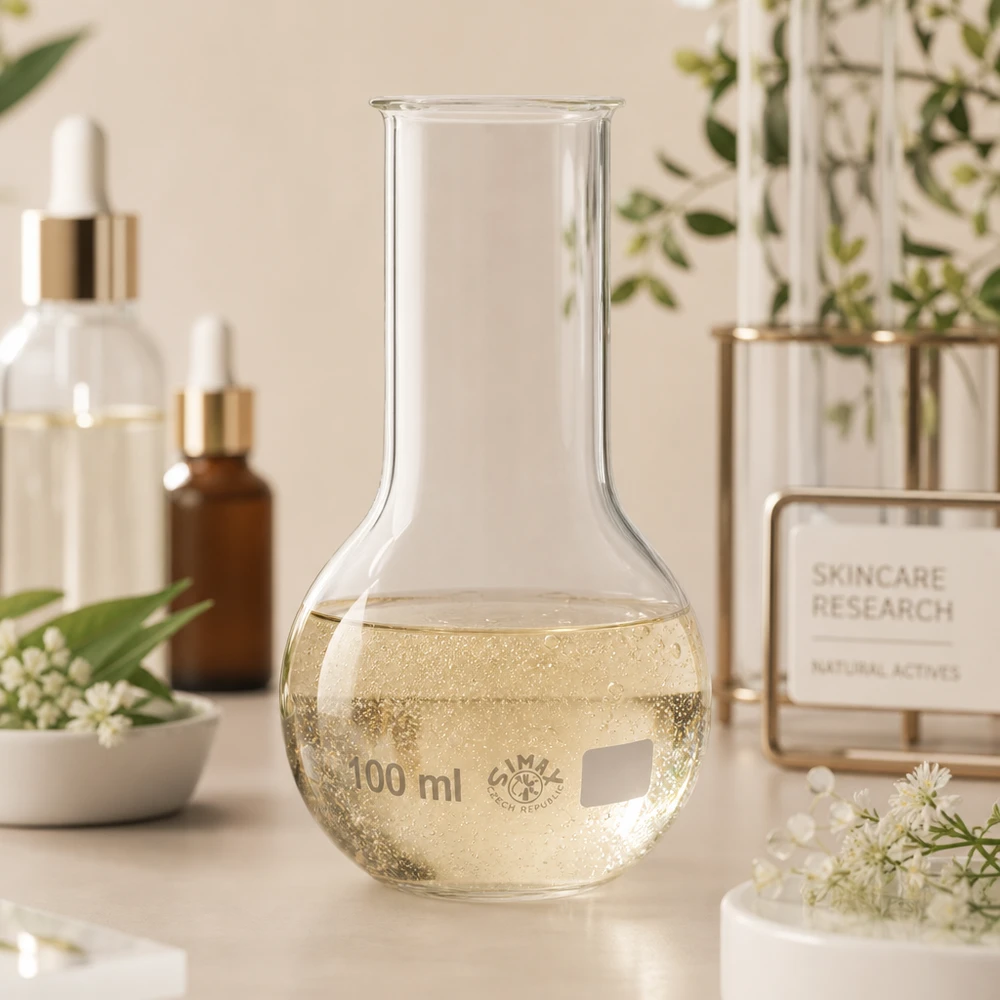 Stehkolben 100ml Weithals Stehkolben 100ml Weithals aus Borosilikatglas für professionelle Laboranwendungen und chemische Synthese