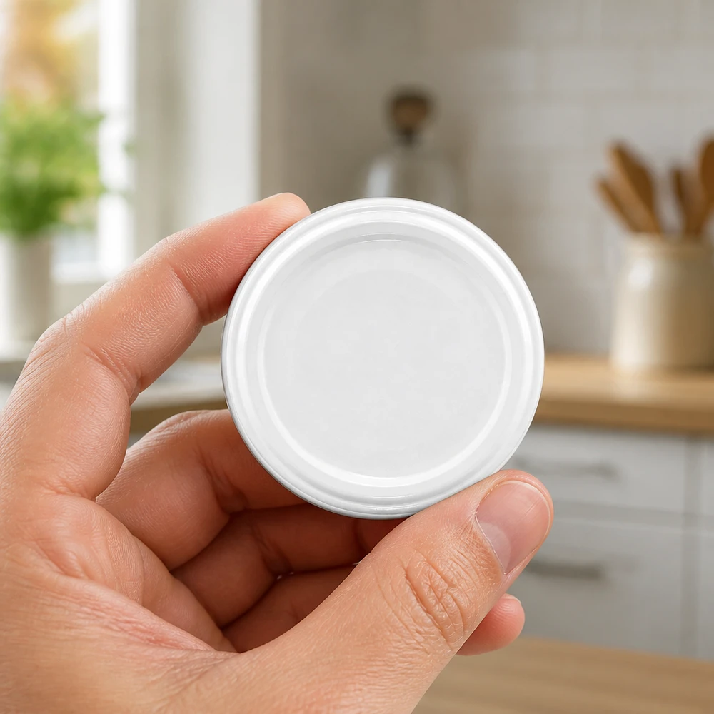 UNiTWIST TO66 Weißblech-Twist-Off-Deckel weiss BioSeal BPA-NI unitemp für Gläser gewerblicher Einsatz