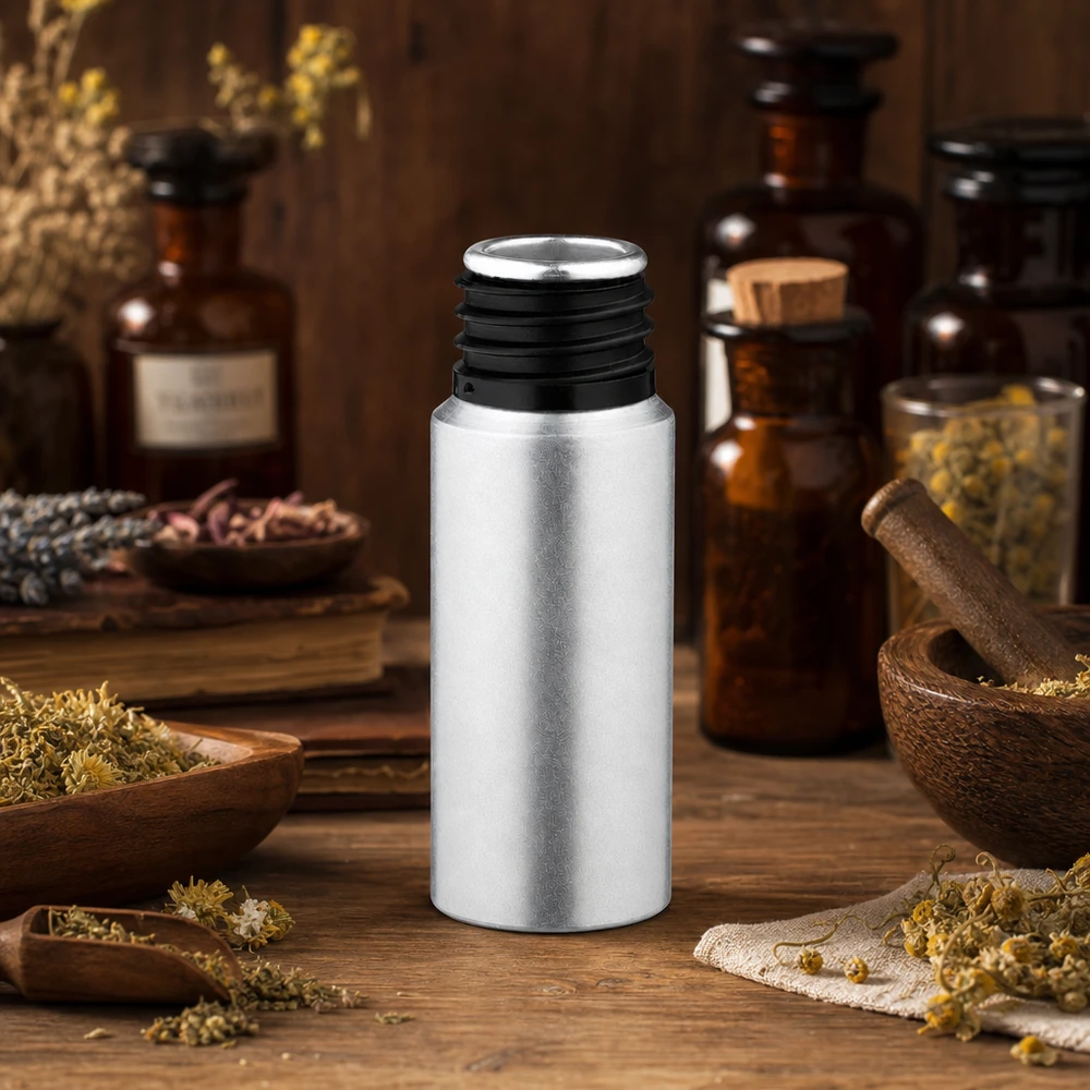 20ml gebeizte Aluflasche 20ml gebeizte Aluminiumflasche für professionelle Anwendung in Apotheke Labor und Gewerbe