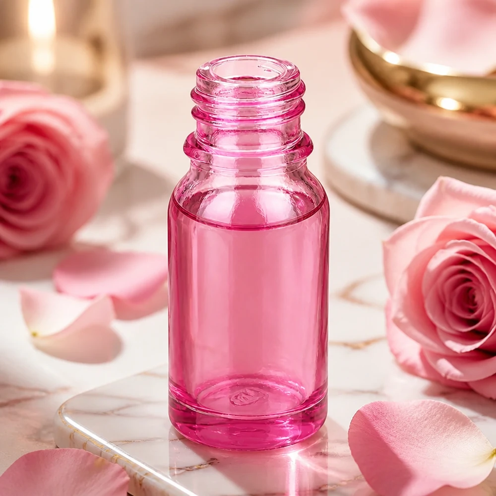 10ml Apothekerflasche PurpleLine UT18/10 UNiTWIST aus Glas für professionelle Kosmetik und Pharmazie