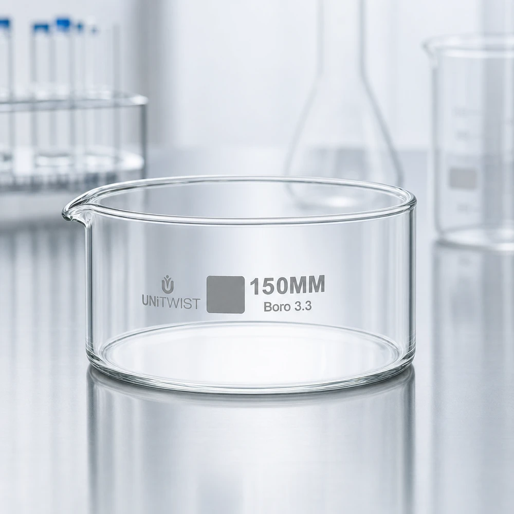 Kristallisierschale ø150mm Borosilikatglas UNiTWIST Kristallisierschale 150mm Borosilikatglas 3.3 UNiTWIST gewerblich Laborbedarf Pacadura
