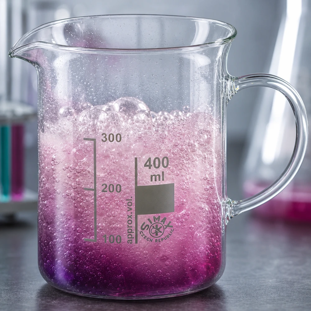Becherglas 400ml Borosilikatglas, mit Henkel Becherglas 400 ml Borosilikatglas mit Henkel für Labor und Gewerbe bei Pacadura.de