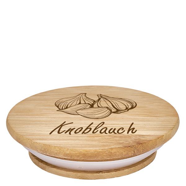 Holzdeckel "Knoblauch" für WECK RR60 Holzdeckel "Knoblauch" für WECK RR60