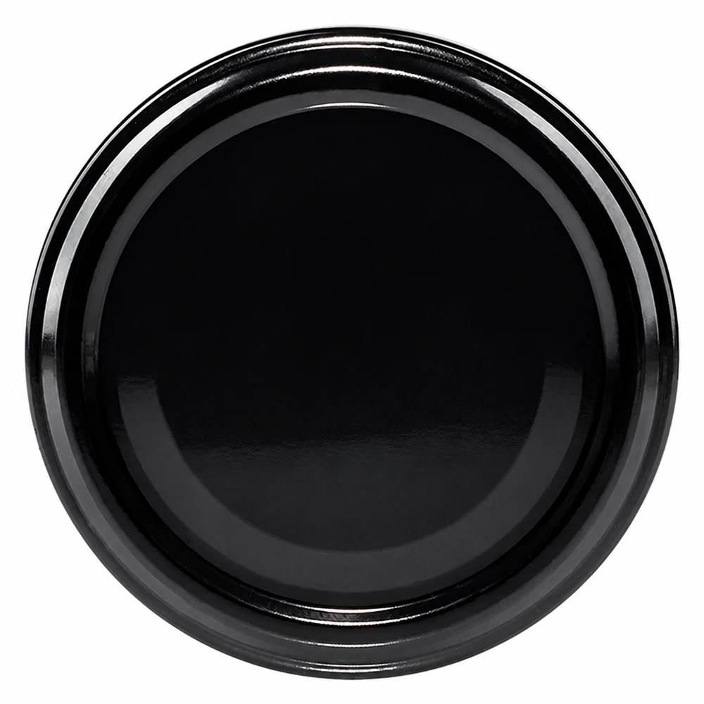 UNiTWIST TO48 Schraubdeckel schwarz BioSeal BPA-NI unitemp Metalldeckel für Gläser Gastronomie