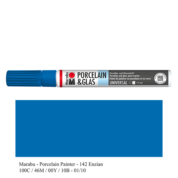 Malstift Enzian 1-2mm für Glas/Porzellan