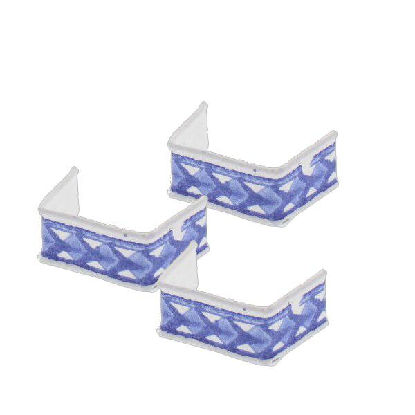 1 U-Clip aus Papier, Länge 33, blau/weiss 1 U-Clip aus Papier, Länge 33, blau/weiss