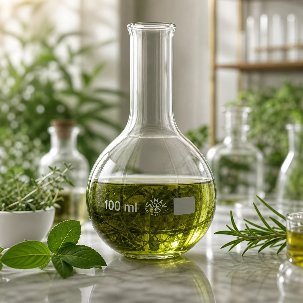 Stehkolben 100ml Enghals Stehkolben 100ml Enghals aus Borosilikatglas für professionelle Laboranwendungen bei Pacadura.de