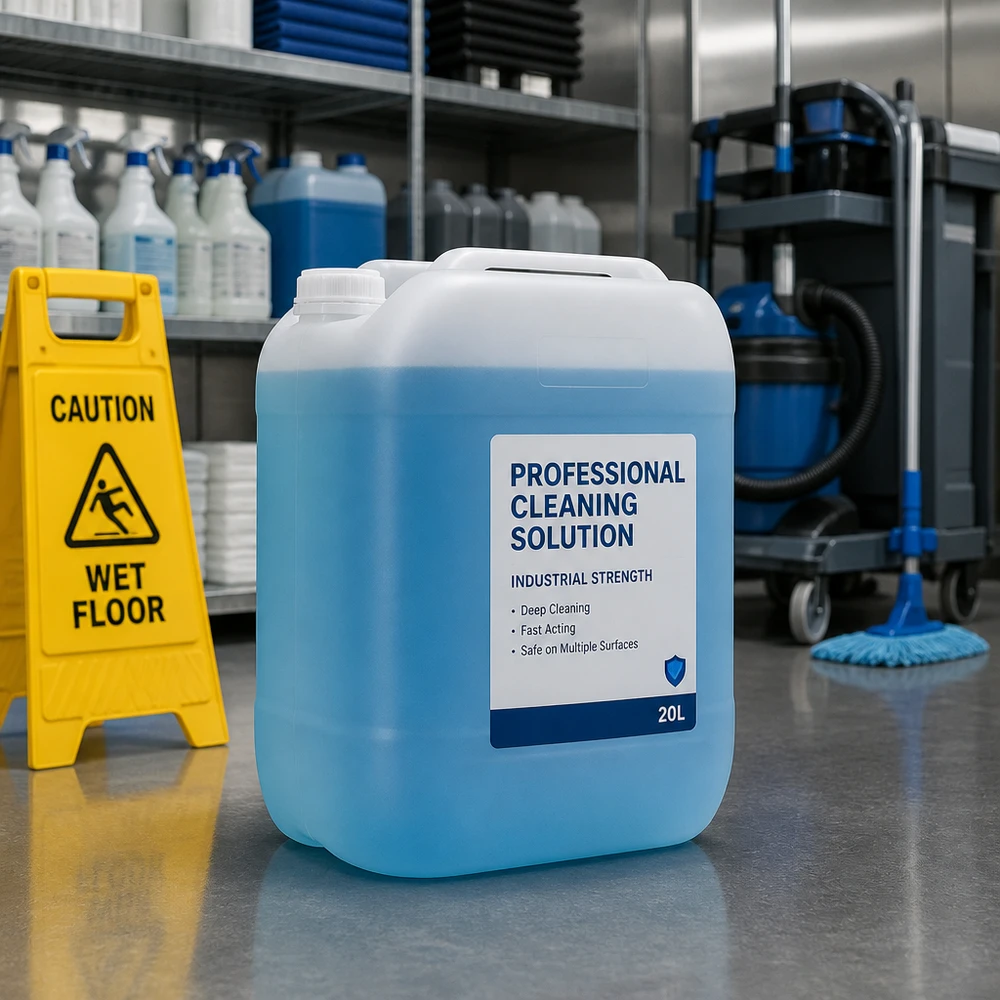 Kanister 30 Liter ohne Verschluss 30 Liter Industriekanister aus HDPE für professionelle Reinigungsmittel im gewerblichen Einsatz