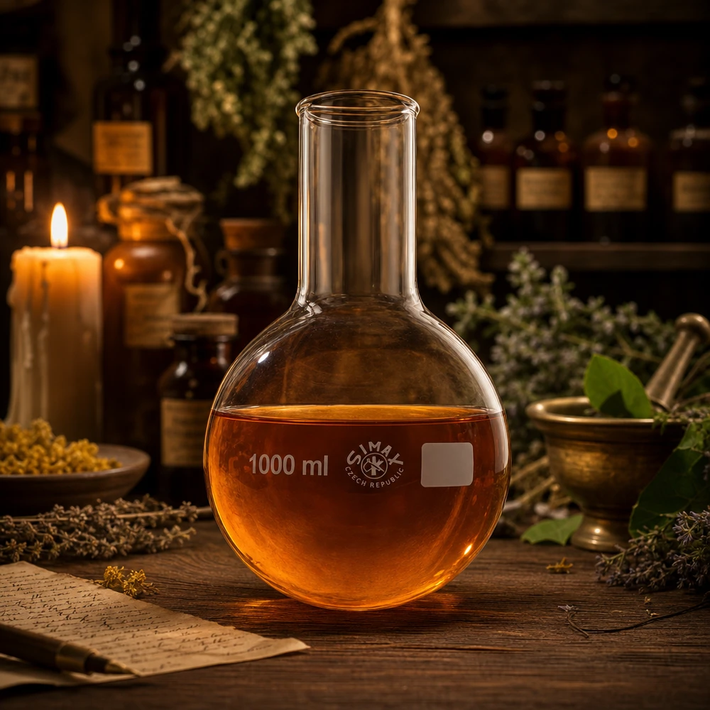 Rundkolben 1000ml Weithals Rundkolben 1000ml Weithals aus Borosilikatglas für professionelle Laboranwendungen und gewerblichen Einsatz