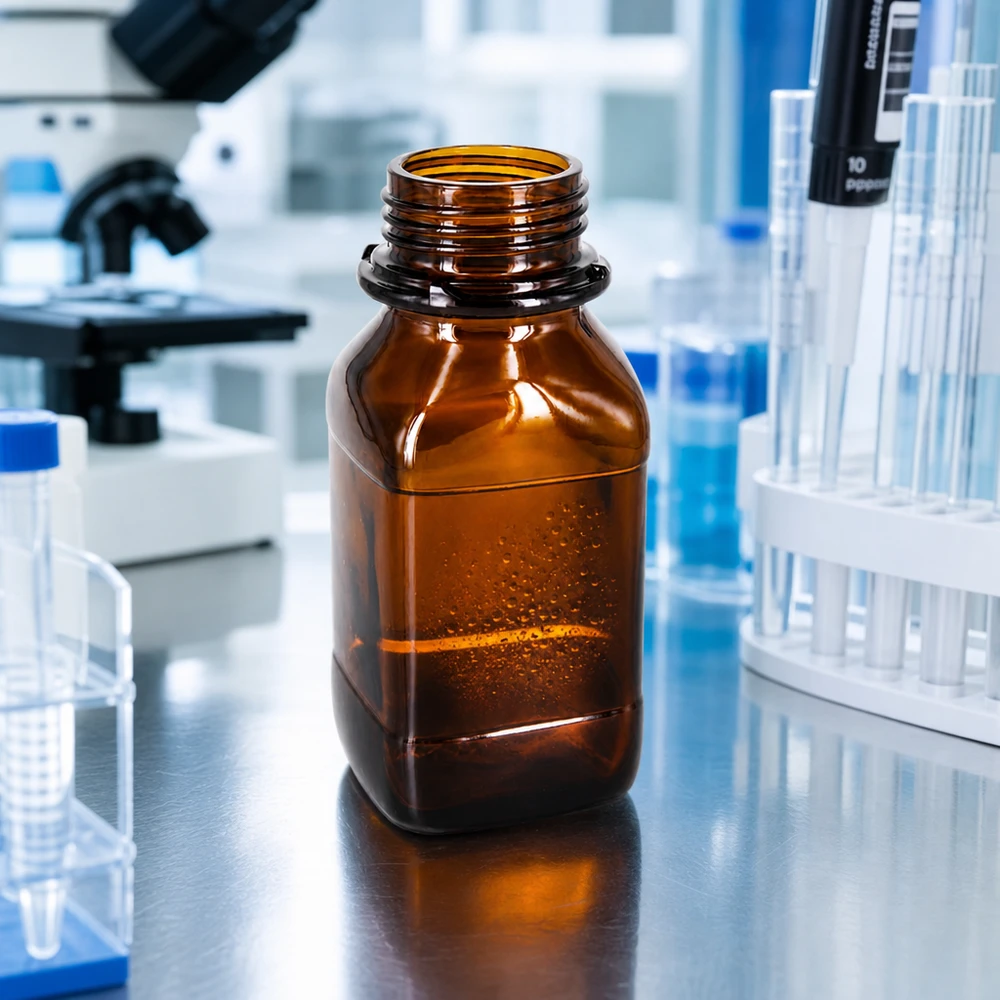 250ml Braunglas Chemikalienflasche für professionelle Laboranwendungen und sichere Chemikalienlagerung im Fachhandel