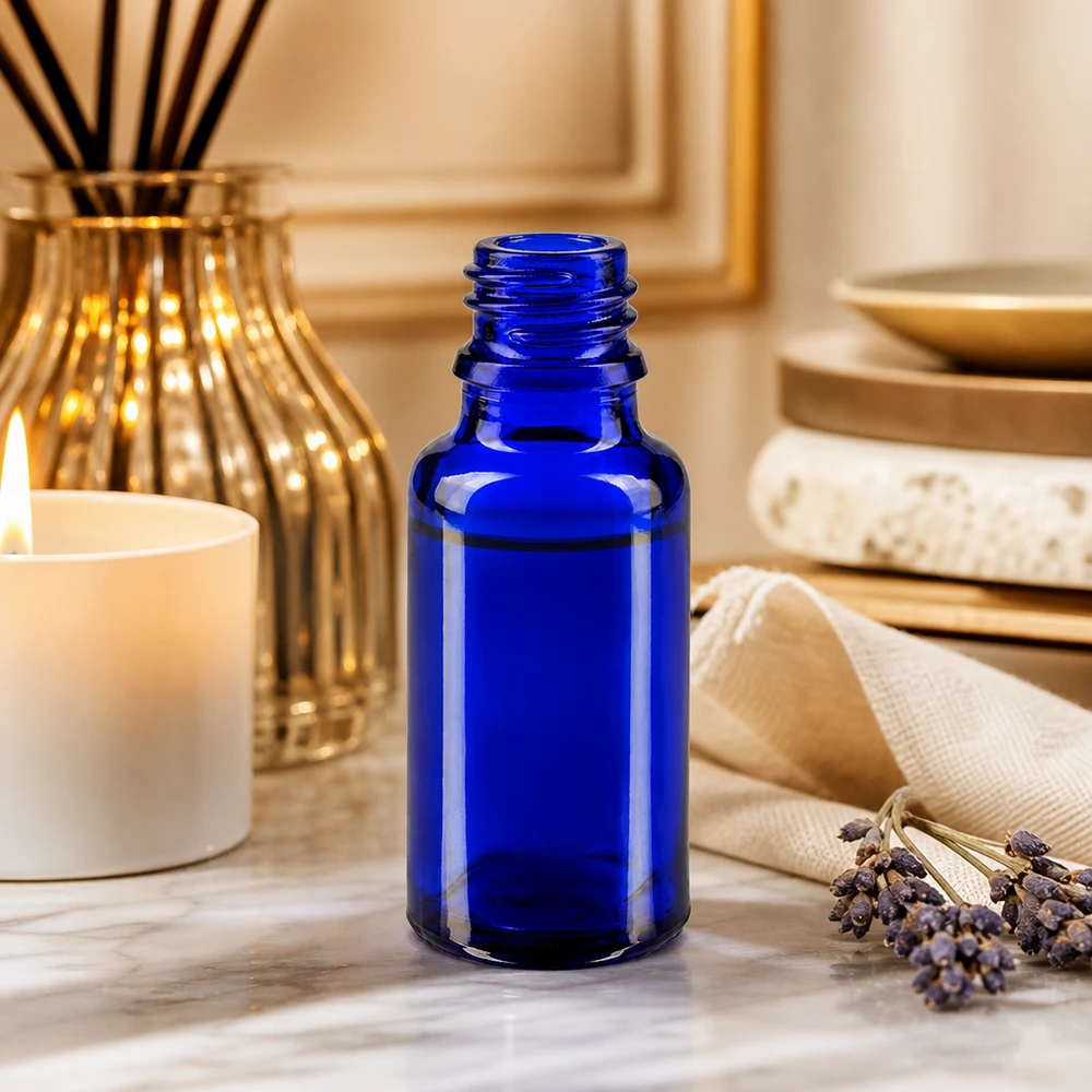 20ml blaue Apothekenflasche ApoGlas für professionelle Anwendung im Fachhandel bei Pacadura.de