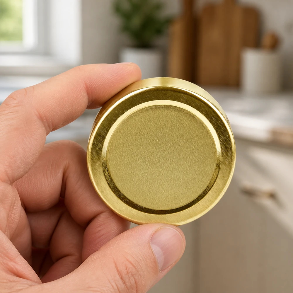 58mm BasicSeal Twist-Off-Deckel TO58deep gold Metalldeckel für Einmachgläser Großhandel gewerblich