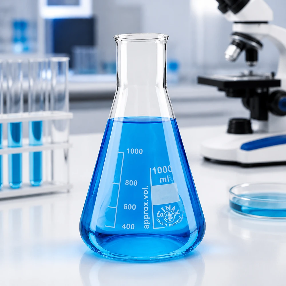 Erlenmeyerkolben 200ml Weithals Erlenmeyerkolben 200ml Weithals aus Borosilikatglas für professionelle Laboranwendungen bei Pacadura.de