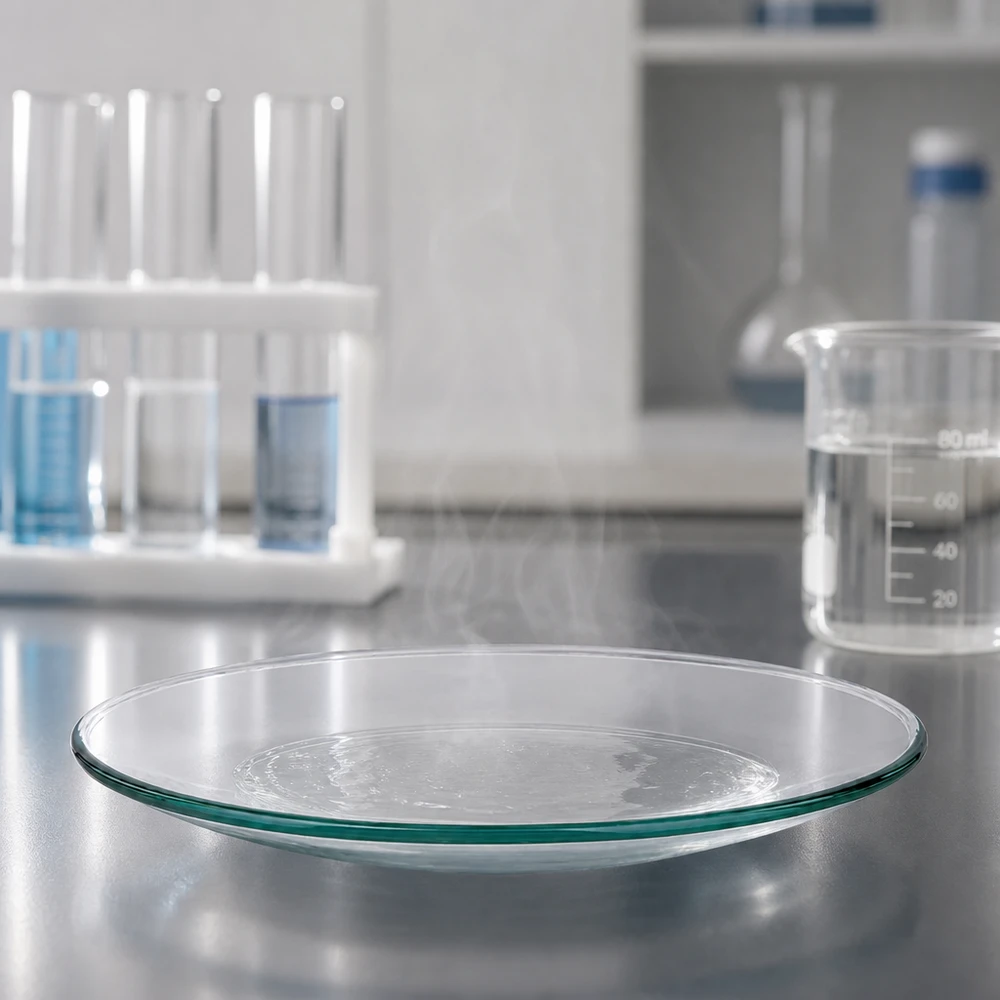 Uhrglasschale ø100 mm Uhrglasschale 100mm Durchmesser aus Borosilikatglas für Laboranalysen und professionelle Anwendungen bei Pacadura