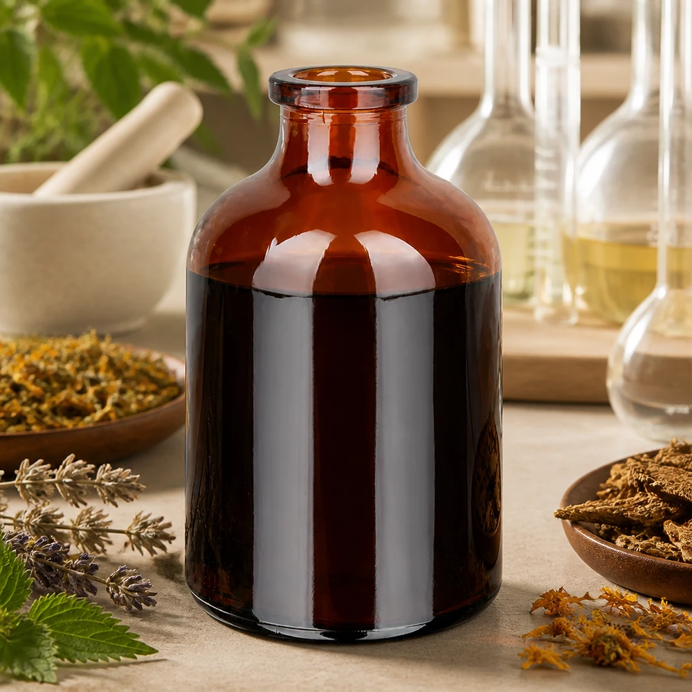 Injektionsflasche Braunglas 50ml für pharmazeutischen und gewerblichen Einsatz Pacadura