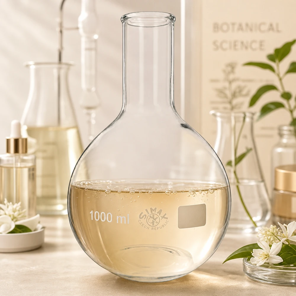 Stehkolben 1000ml Enghals aus Borosilikatglas für professionelle Laboranwendungen bei Pacadura