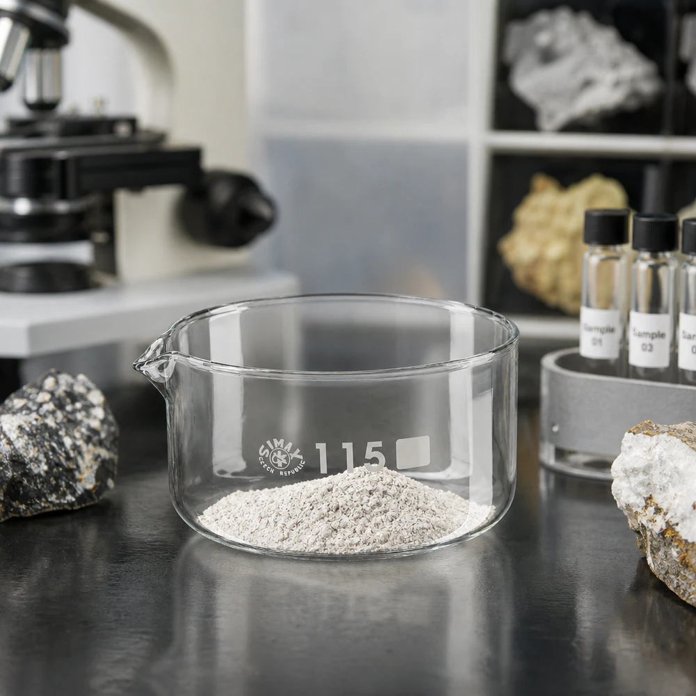 Kristallisierschale 500ml Borosilikatglas Ø115mm mit Ausguss für Labor und Gewerbe