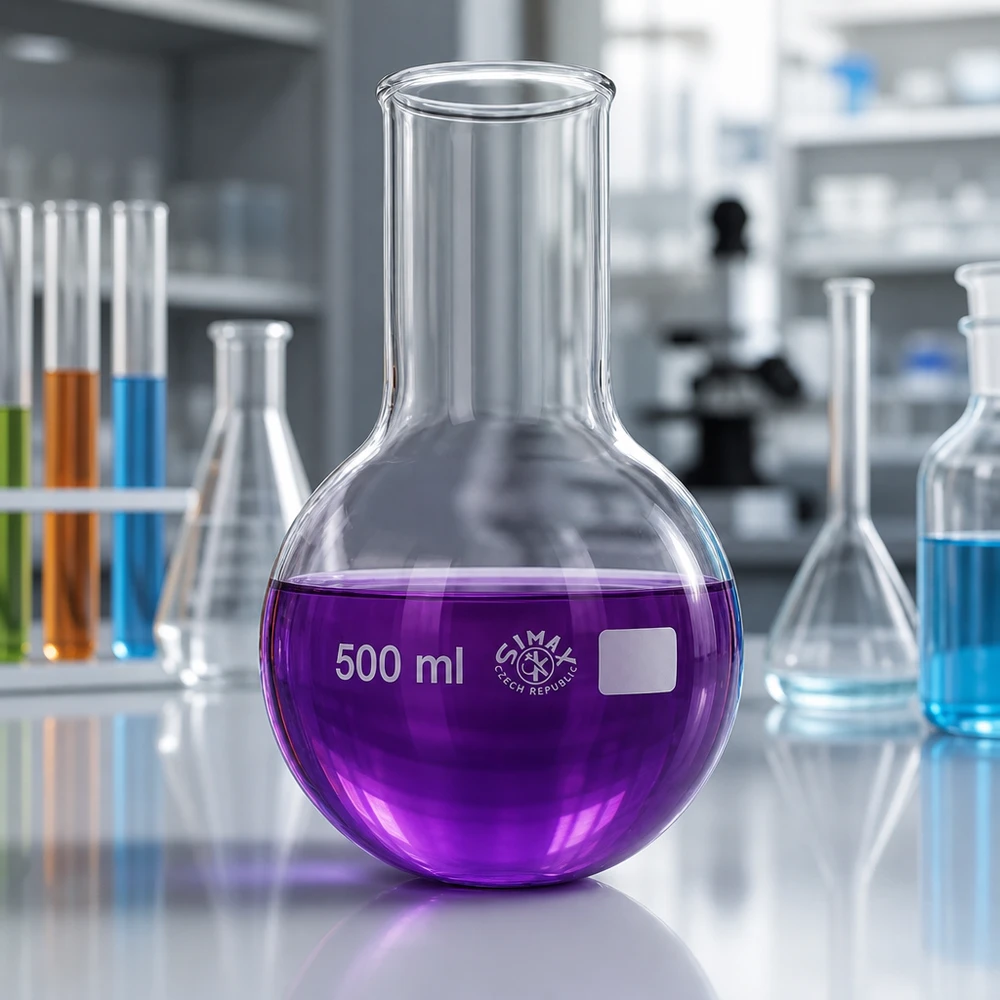 Rundkolben 500ml Weithals aus Borosilikatglas für professionelle Laboranwendungen bei Pacadura.de