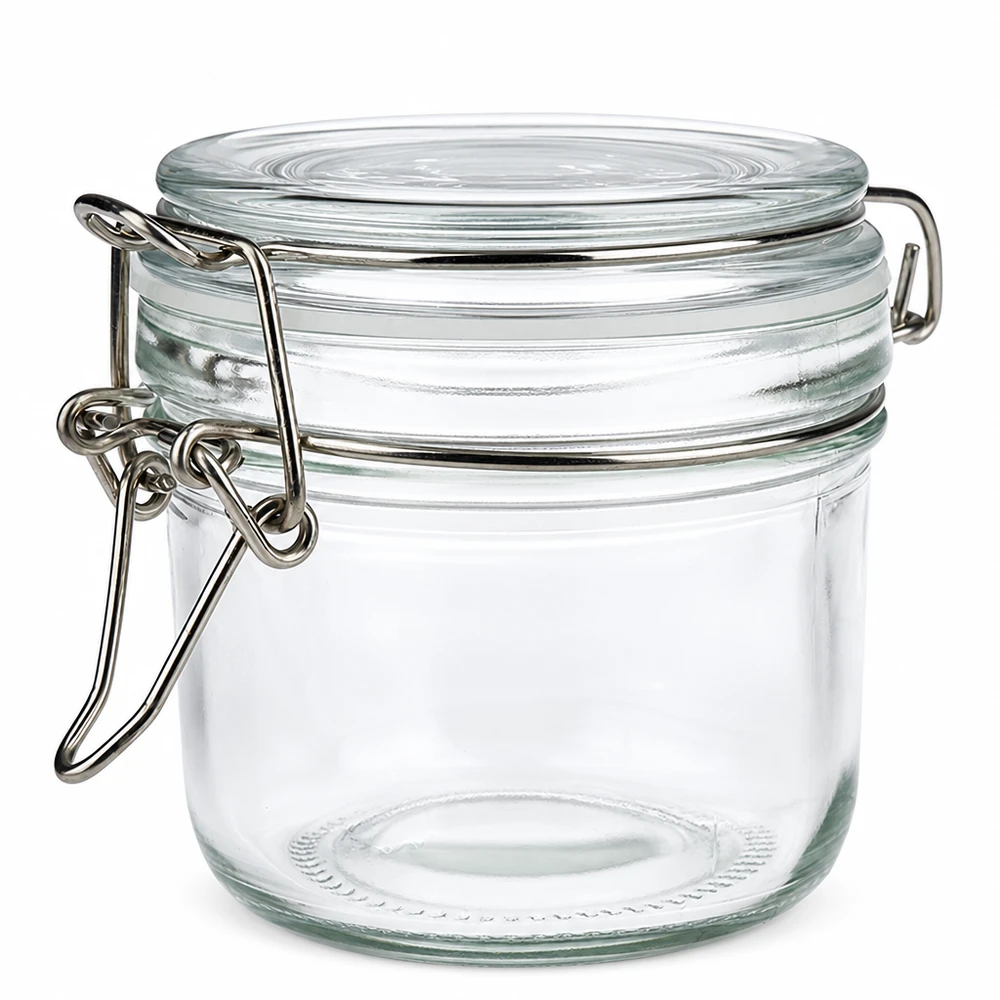 200ml Vorratsglas aus Glas mit Bügelverschluss für professionelle Lagerung und gewerblichen Einsatz