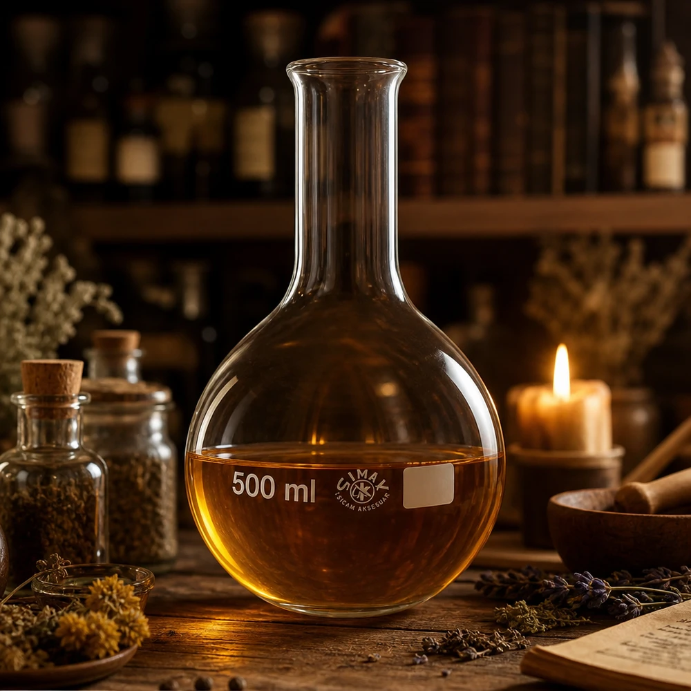 Stehkolben 500ml Enghals aus Borosilikatglas für professionelle Laboranwendungen und gewerblichen Einsatz