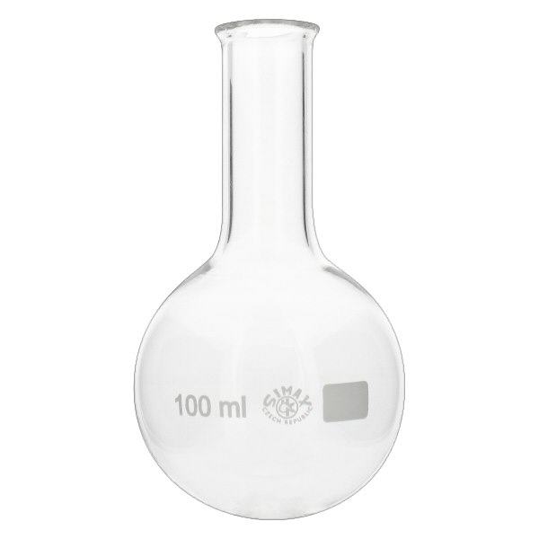 Rundkolben 100ml Enghals
