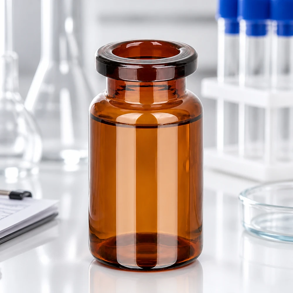 Injektionsflasche Braunglas 5ml Injektionsflasche 5ml Braunglas für pharmazeutischen Einsatz lichtgeschützt steril geeignet Pacadura