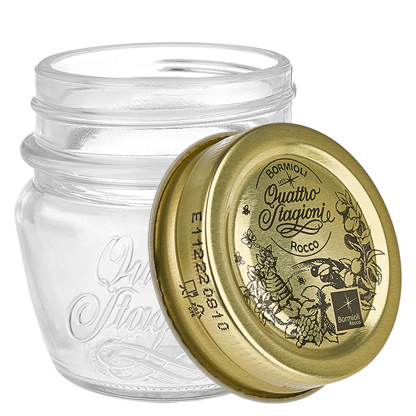 80ml Rundglas "Quattro Stagioni" mit Deckel 80ml Rundglas "Quattro Stagioni" mit Deckel