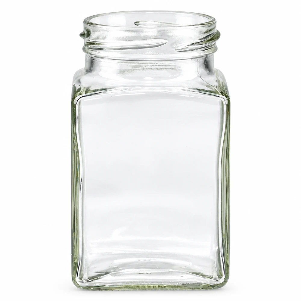 260ml Tetraglas ohne Deckel (TO58) UNiTWIST UNiTWIST Tetra260 Einmachglas 260ml quadratisch transparent Twist-Off Gewinde TO58 Schraubverschluss leer