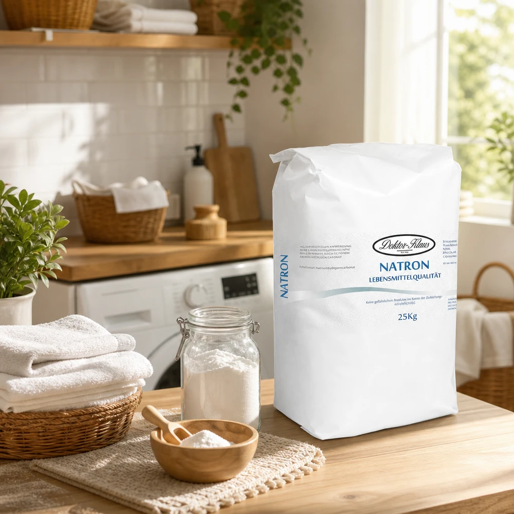 25kg Natron Pulver Natriumhydrogencarbonat Großpackung für gewerblichen Einsatz im Fachhandel bei Pacadura