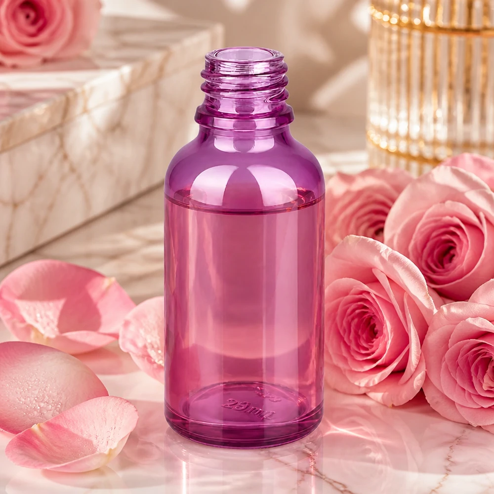 30ml Apothekerflasche violett PurpleLine UT18/30 UNiTWIST Glas für professionelle Anwendung Kosmetik Pharmazie