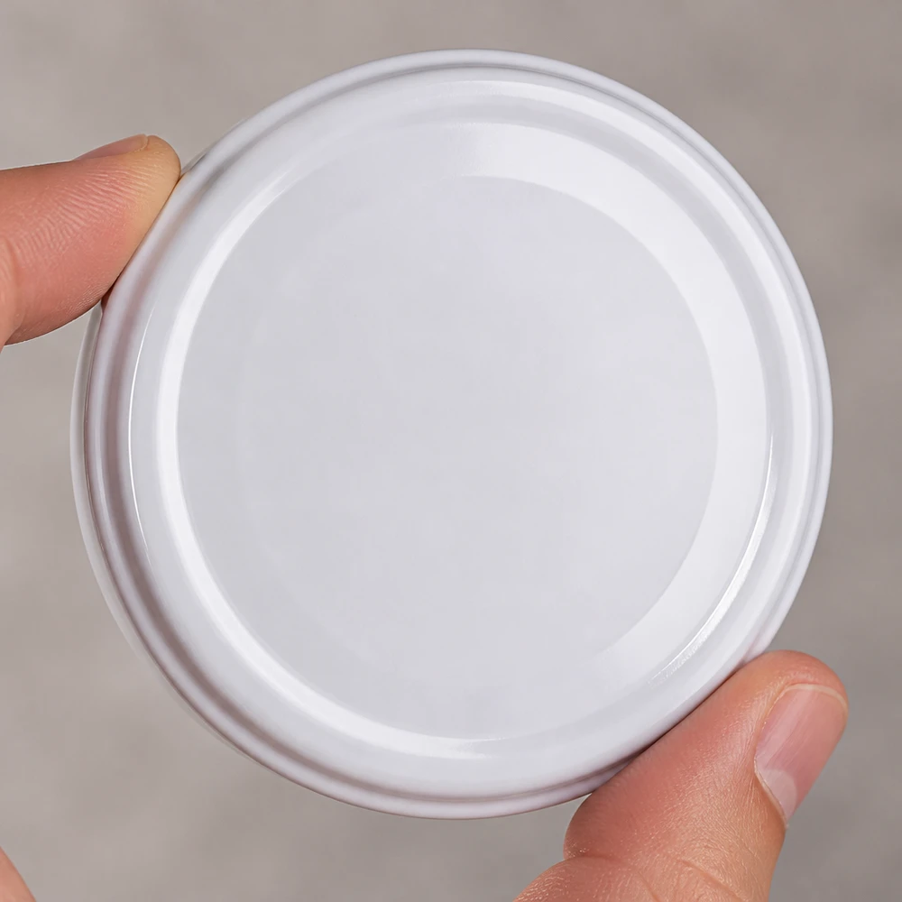 UNiTWIST TO43 weiss, BioSeal, BPA-NI, unitemp UNiTWIST TO43 Weißblech-Twist-Off-Deckel weiß BioSeal BPA-NI unitemp für Gläser gewerblich