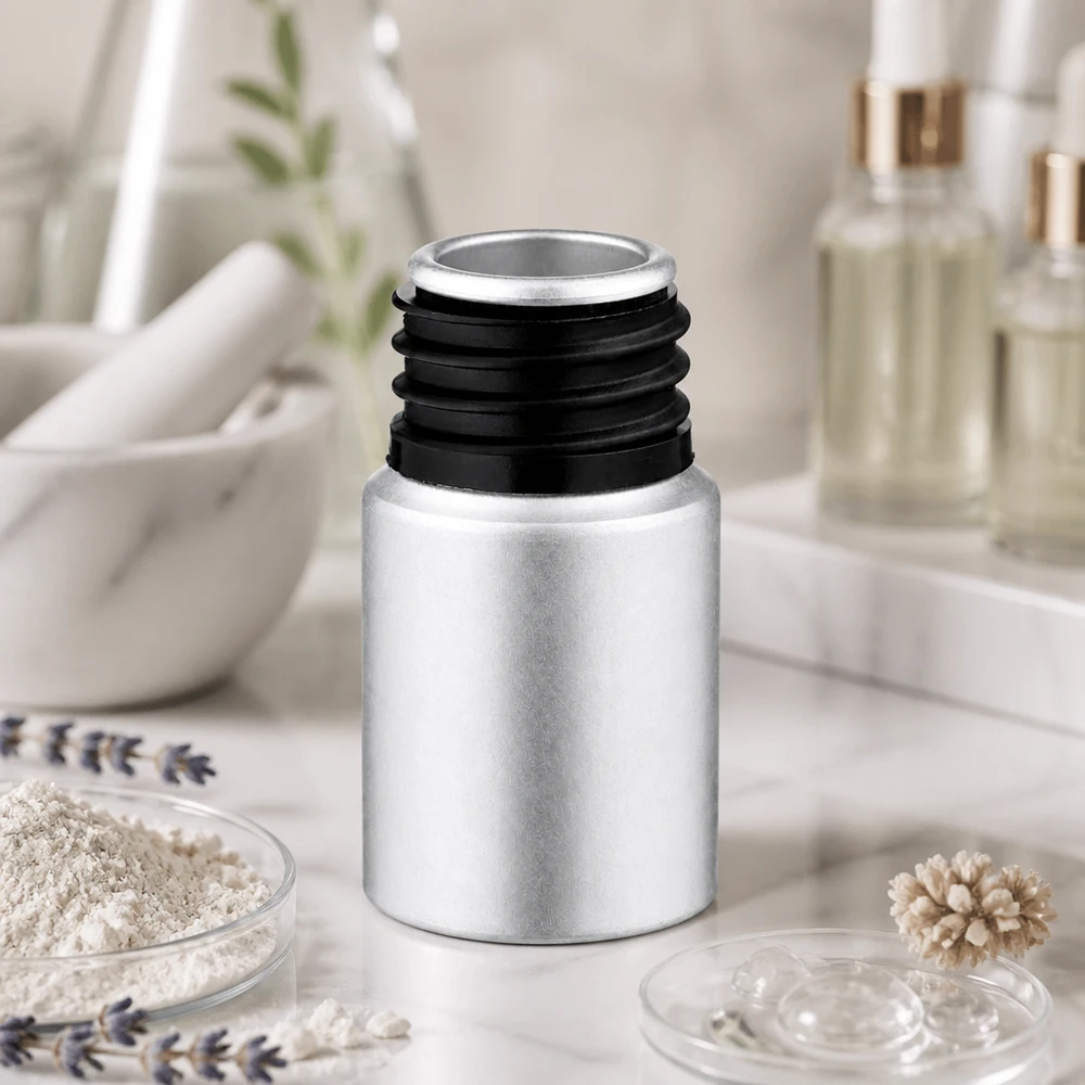 10ml gebeizte Aluflasche für professionelle Kosmetik und Aromatherapie Anwendungen im Fachhandel