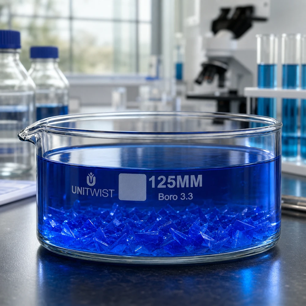 Kristallisierschale ø125mm Borosilikatglas UNiTWIST Kristallisierschale 125mm Borosilikatglas Boro 3.3 UNiTWIST für Labor und Industrie bei Pacadura