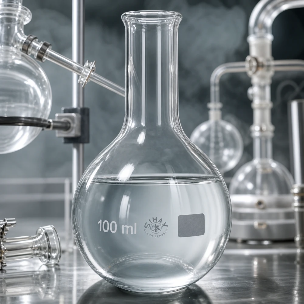 Stehkolben 100ml Enghals Borosilikatglas für Labor und professionelle Anwendungen bei Pacadura.de