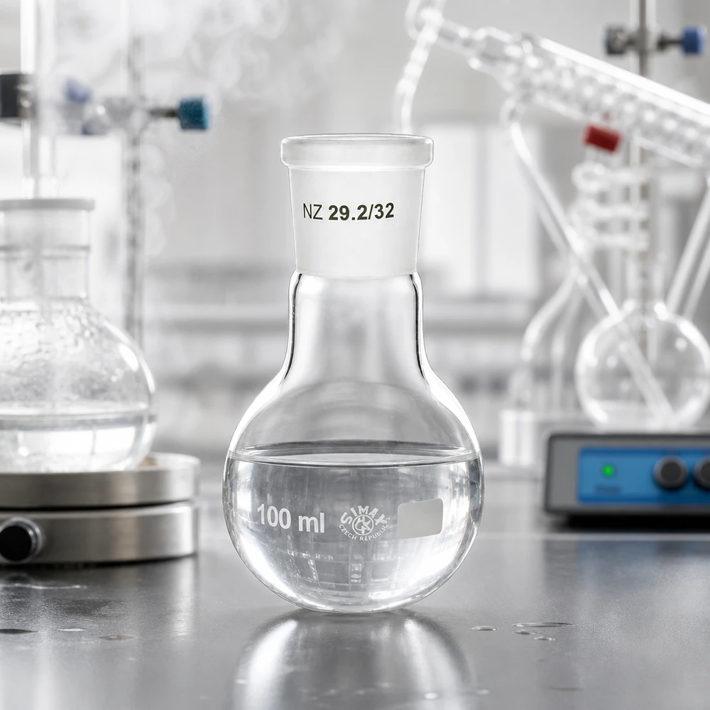 Stehkolben 100ml mit Normschliff (29/32) Stehkolben 100ml Borosilikatglas NS 29/32 Normschliff für professionelle Laboranwendungen bei Pacadura.de