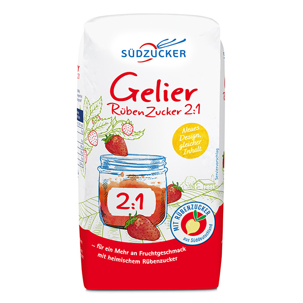 Gelierzucker 2:1 500g von SÜDZUCKER Gelierzucker 2:1 500g von SÜDZUCKER