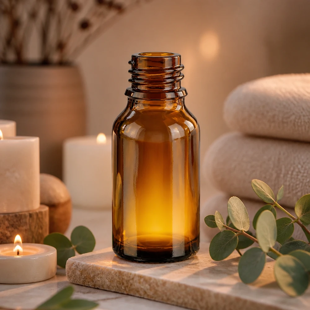 30ml braune Apothekenflasche aus ApoGlas hohe Form für professionelle Anwendung im Fachhandel bei Pacadura