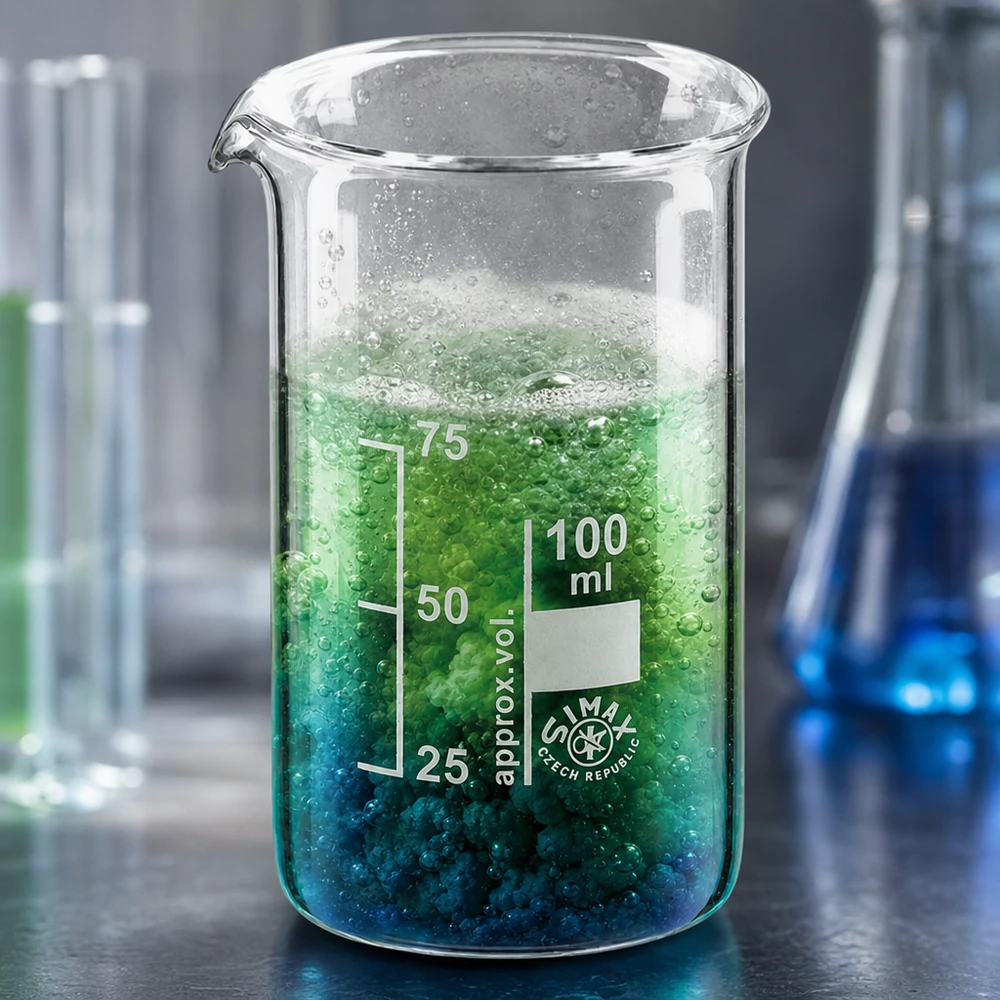 Becherglas 100ml Borosilikatglas, hohe Form Becherglas 100ml hohe Form aus Borosilikatglas mit Graduierung für professionellen Laboreinsatz