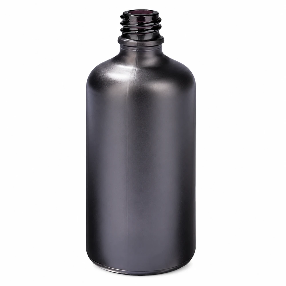 100ml Apothekerflasche schwarz matt UT18/100 UNiTWIST Gewinde für professionelle Anwendung Pacadura