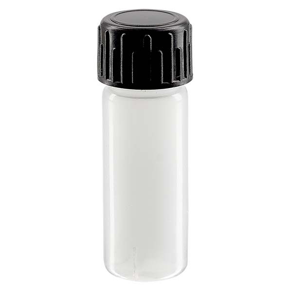 Probenflasche 5ml hergestellt aus PE-LD, natur komplett Probenflasche 5ml hergestellt aus PE-LD, natur komplett