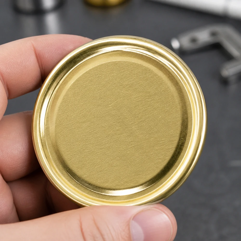 UNiTWIST TO43 Twist-Off-Deckel gold BioSeal BPA-NI unitemp Metalldeckel für Einmachgläser gewerblich