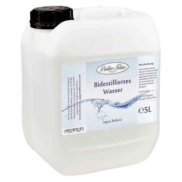 Bidestilliertes Wasser 5L Doktor-Klaus