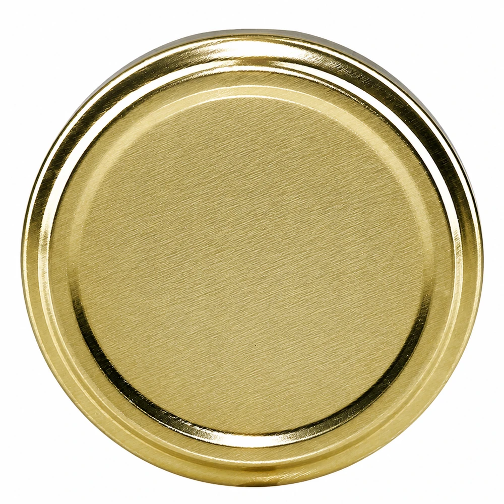 66mm BasicSeal Deckel gold (TO66) UNiTWIST 66mm BasicSeal TO66 Twist-Off-Deckel gold Weißblech Einmachglas Verschluss Großhandel gewerblich