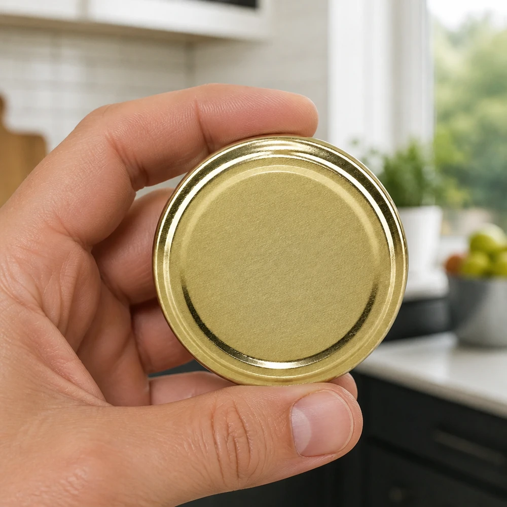 82mm BasicSeal Deckel gold (TO82) UNiTWIST 82mm BasicSeal Twist-Off Deckel TO82 gold Metalldeckel für Gläser Großhandel gewerblicher Einsatz Pacadura