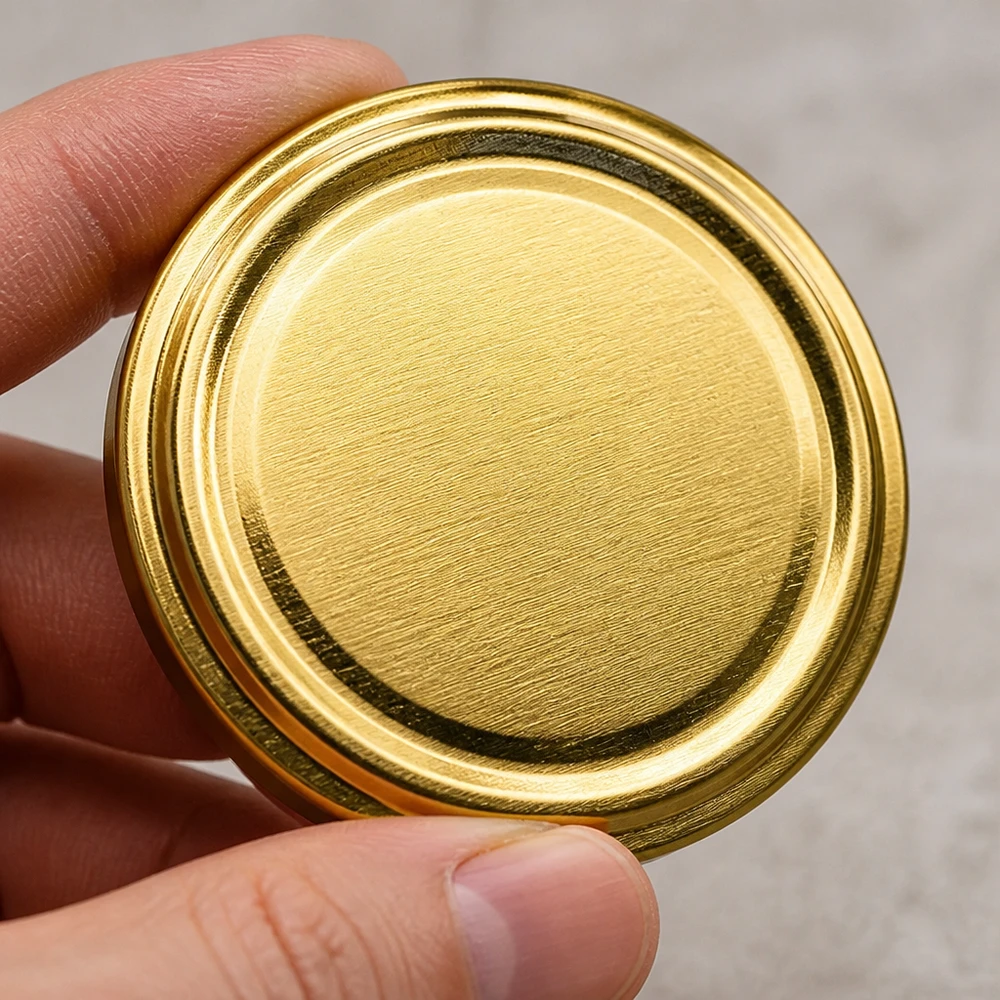 63mm BasicSeal Deckel gold (TO63) UNiTWIST 63mm BasicSeal Twist-Off Deckel TO63 gold Metalldeckel für Gläser gewerblicher Einsatz Großhandel Pacadura